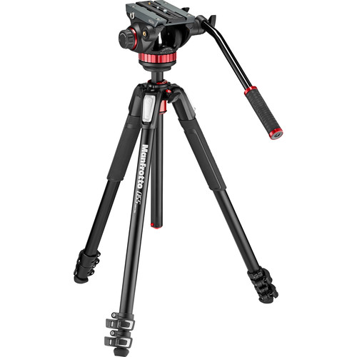 Manfrotto trípode MT055XPRO3+ 502AH